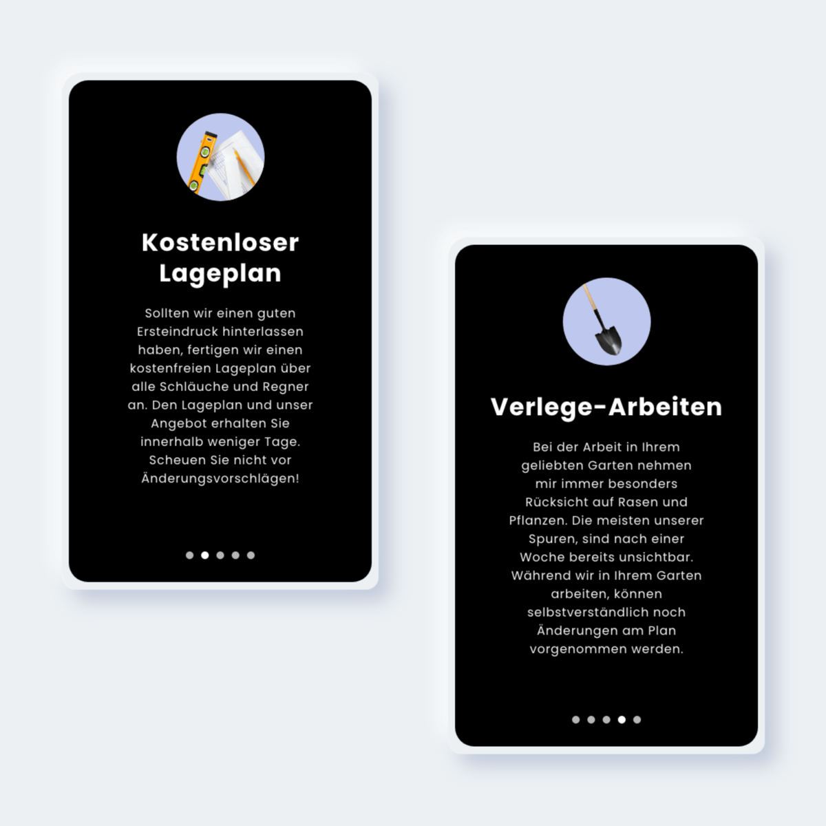 Ablauf der Arbeiten