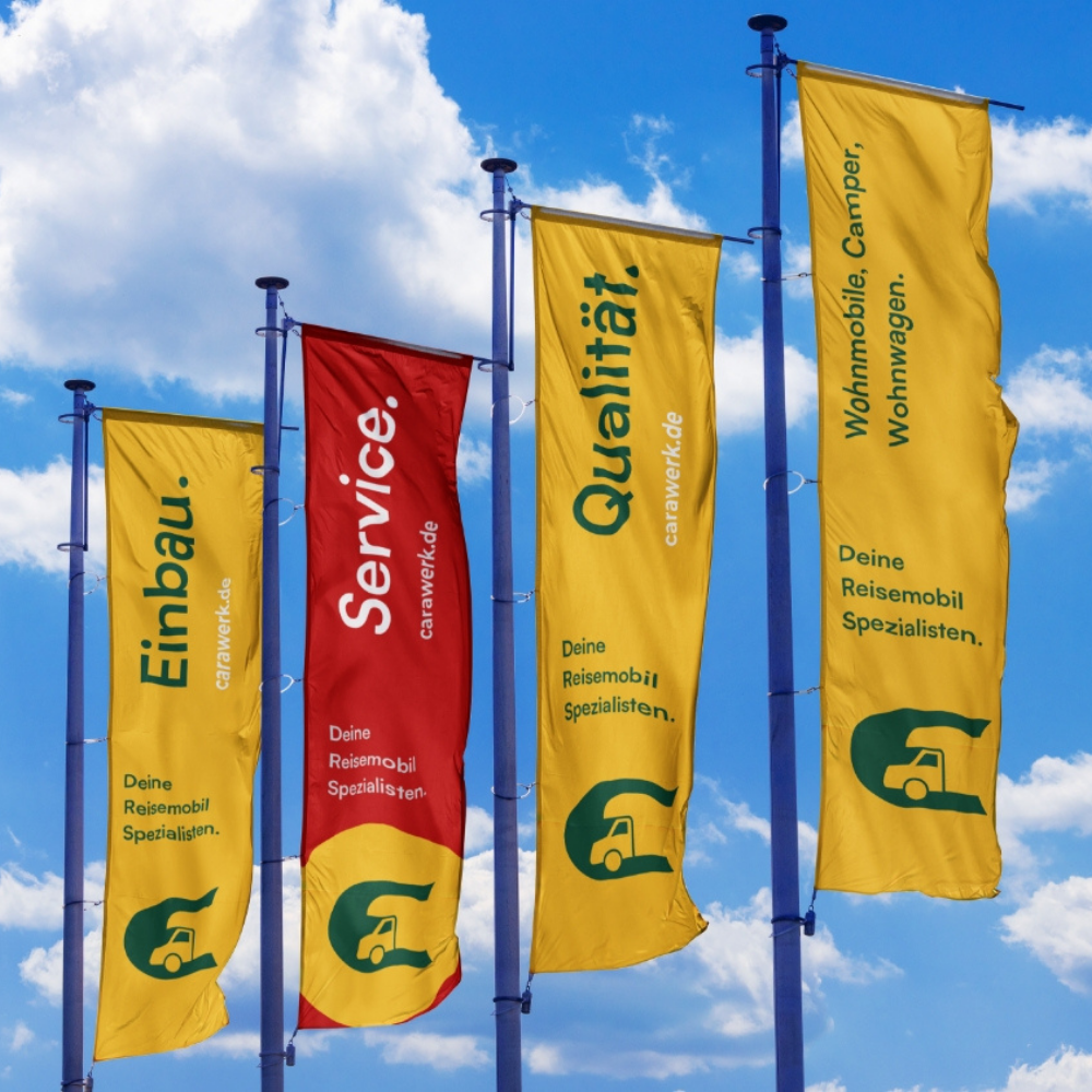 Carawerk Brand Fahnen