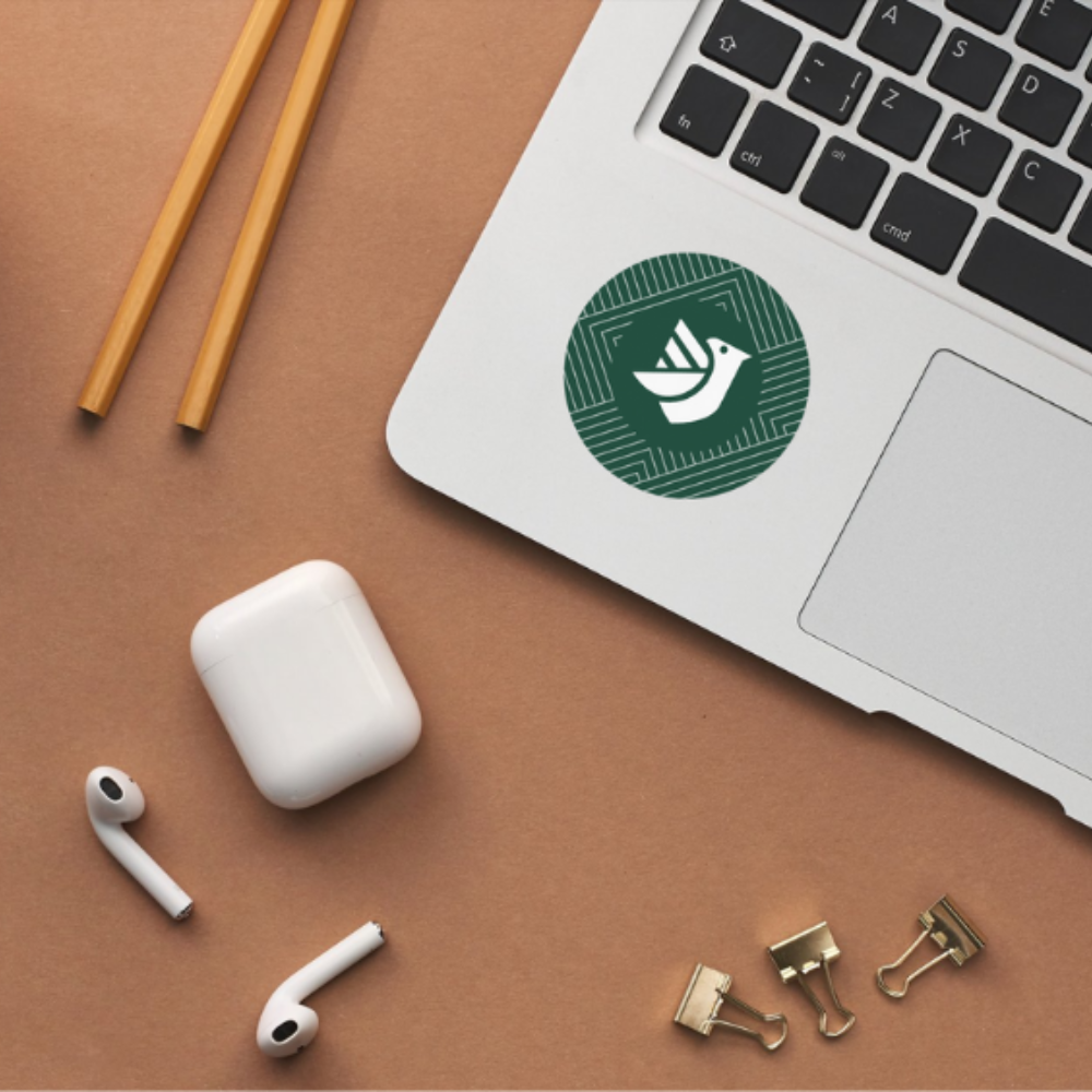 IGF Sticker auf Laptop