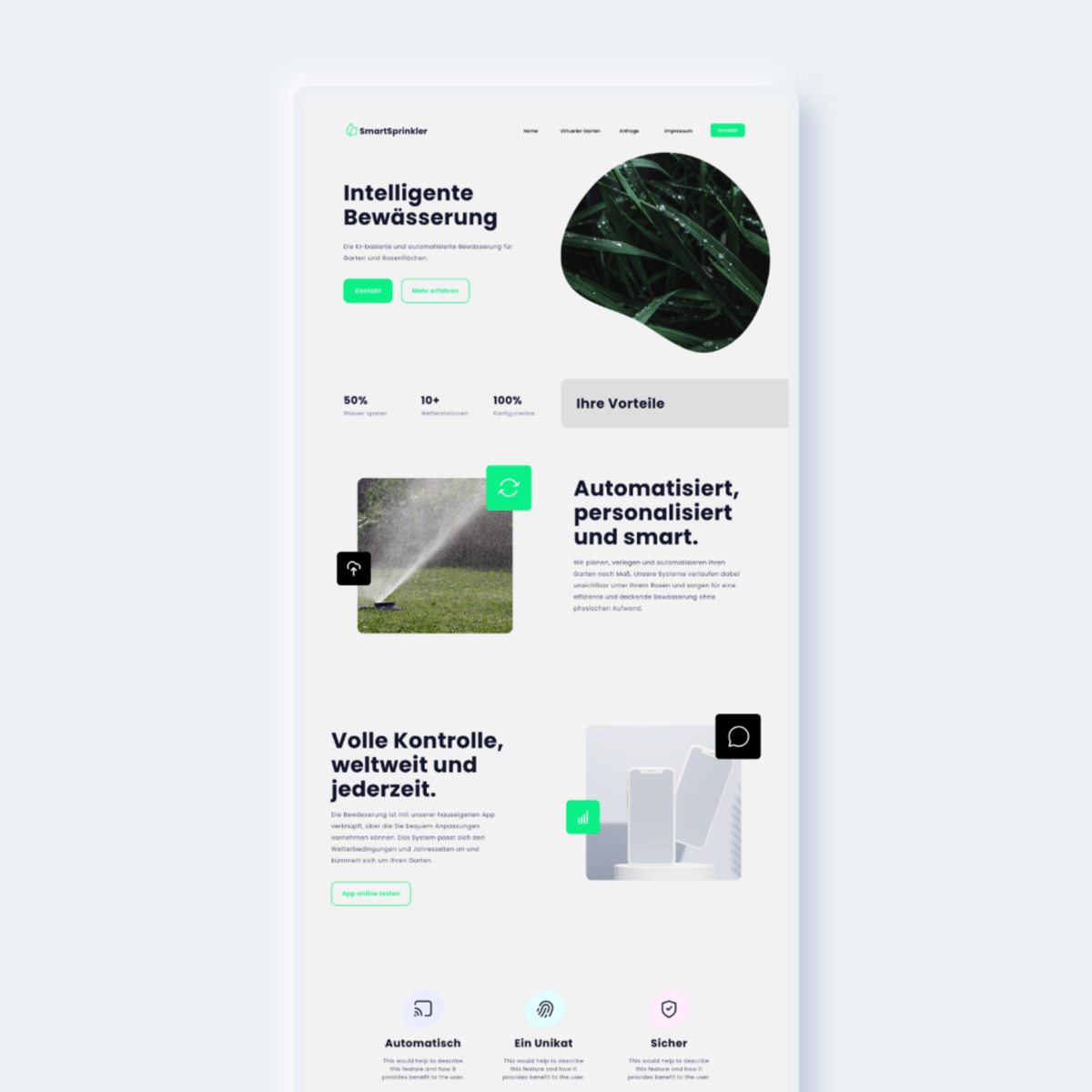 Smart Sprinkler Website