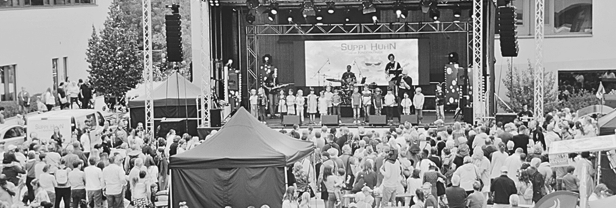 Bühne vom Stadtfest Falkensee