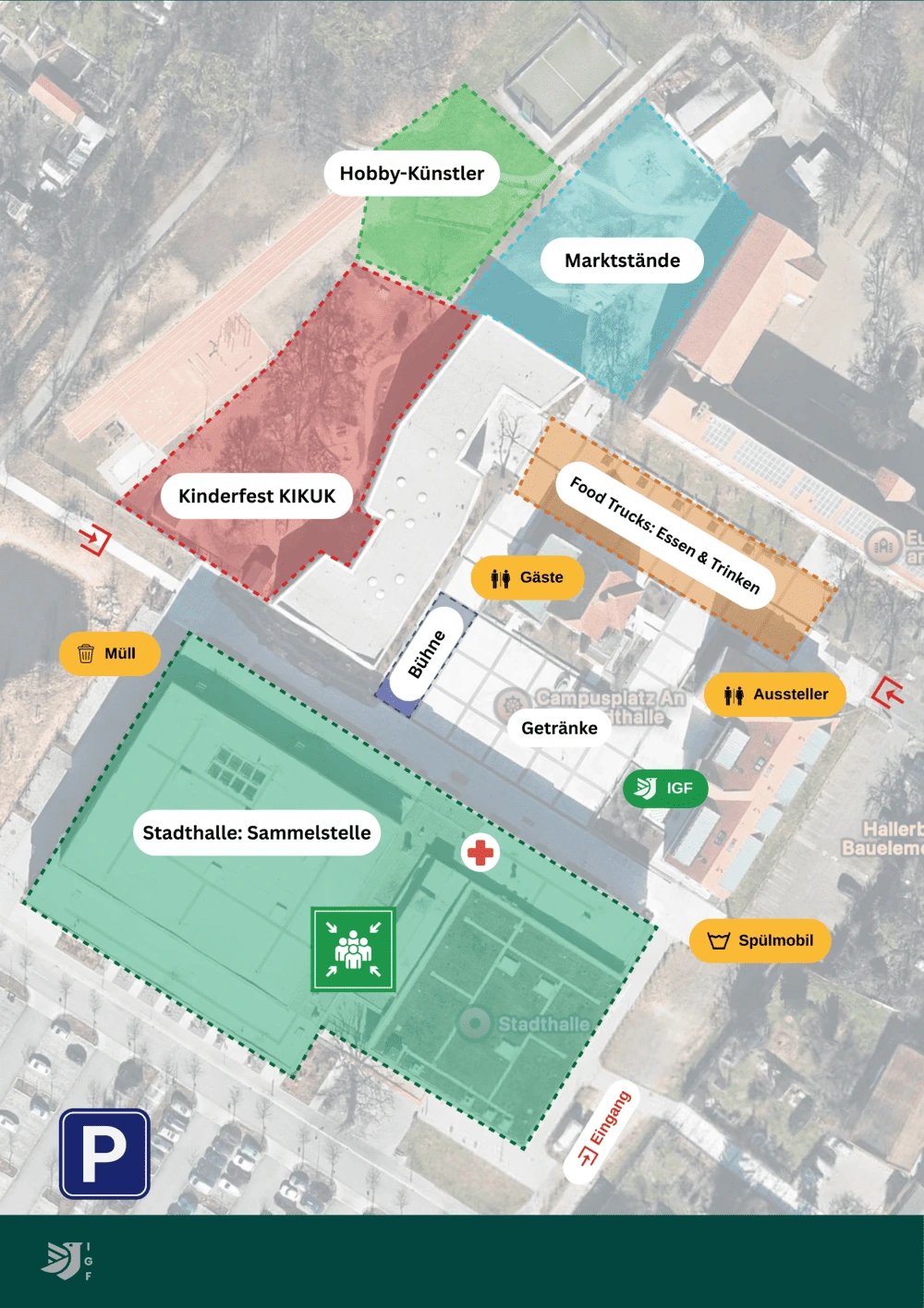 Stadtfest Lageplan